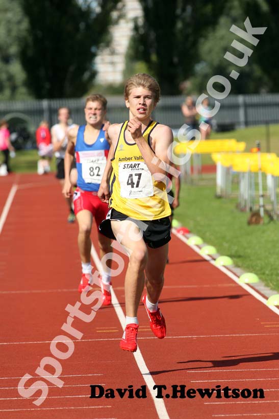 Jethro McGraw, under-15 800 metres, Northern under-15/17/20s.